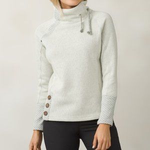 PrAna Lucia Sweater Gray Pullover Sweater